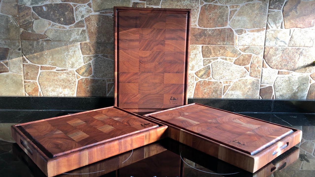 Como hacer una tabla de picar de madera, paso a paso