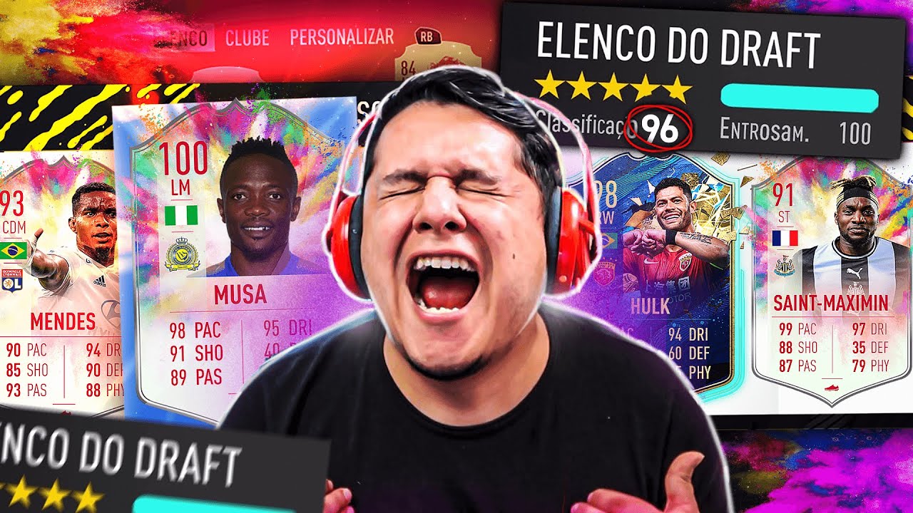 O DRAFT MAIS EMOCIONANTE!! *ÉPICO* FIFA 20 FUT DRAFT!! 😍🔥