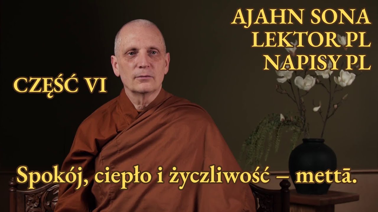 Ajahn Sona - Spokój, ciepło i życzliwość – mettā. (6) [LEKTOR/NAPISY PL]