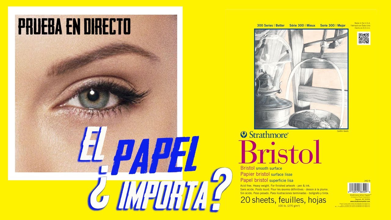 Cómo dibujar PIEL HIPERREALISTA con Lápices de colores /PRUEBA 3 papel BRISTOL