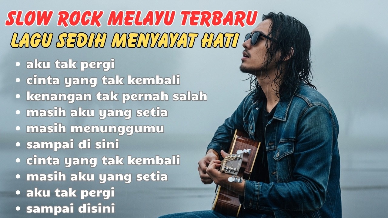 Slow Rock Melayu Full Album 80an 90an – Lagu Kenangan Hits Lawas Bikin Baper
