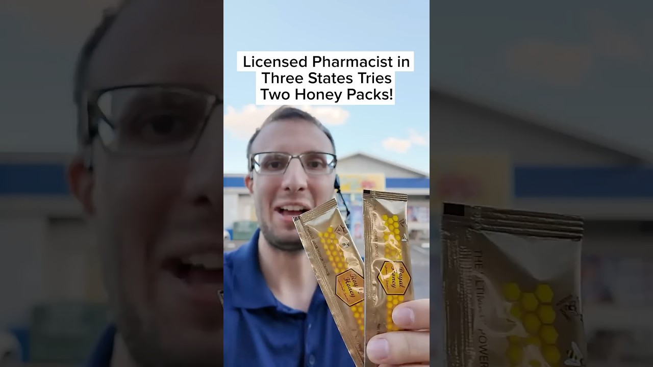Pharmacist takes TWO honey packs before church and the gym