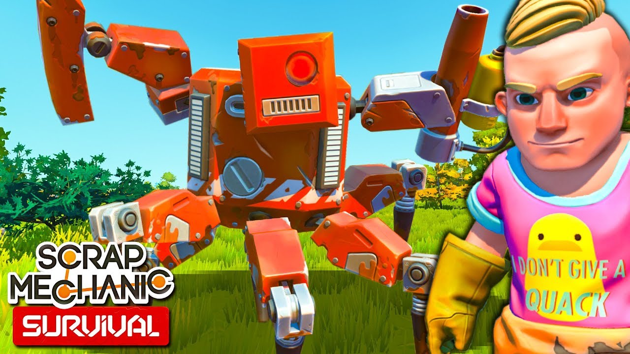 CZERWONY ROBOT ROZWALONY! CZAS NA MAGAZYN | SCRAP MECHANIC SURVIVAL PL #8