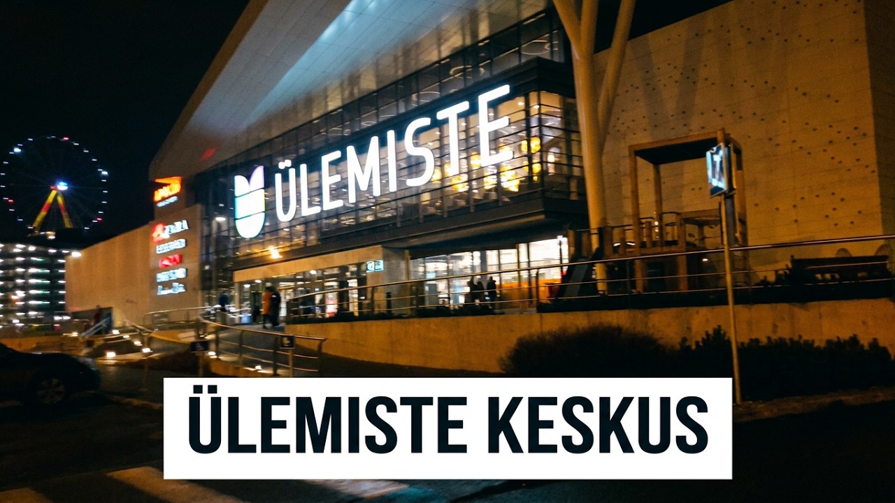 Ülemiste shopping center today 18:50 Торговый центр Юлемисте сегодня