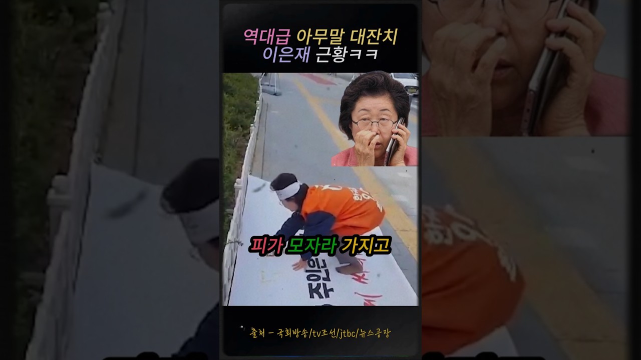 역대급 아무말 대잔치 이은재 근황ㅋㅋ