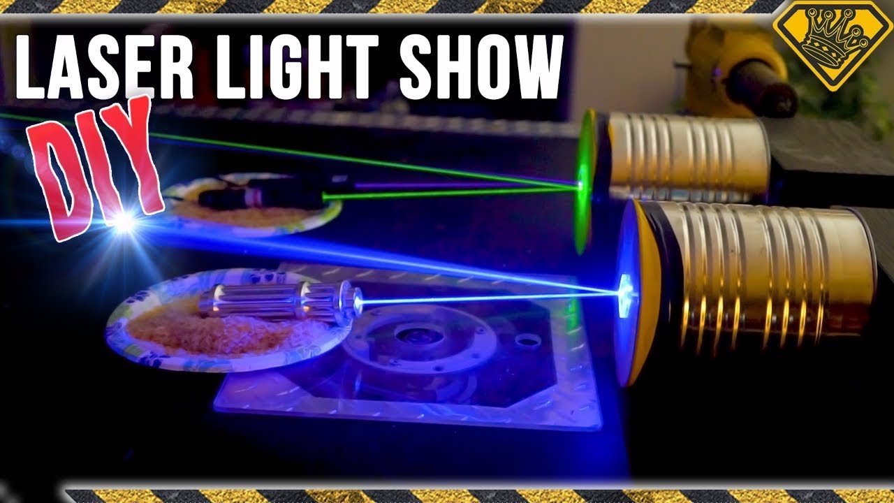 How To Make a Laser Party! TKOR's Details How To Make Your Own DIY Laser Show!
