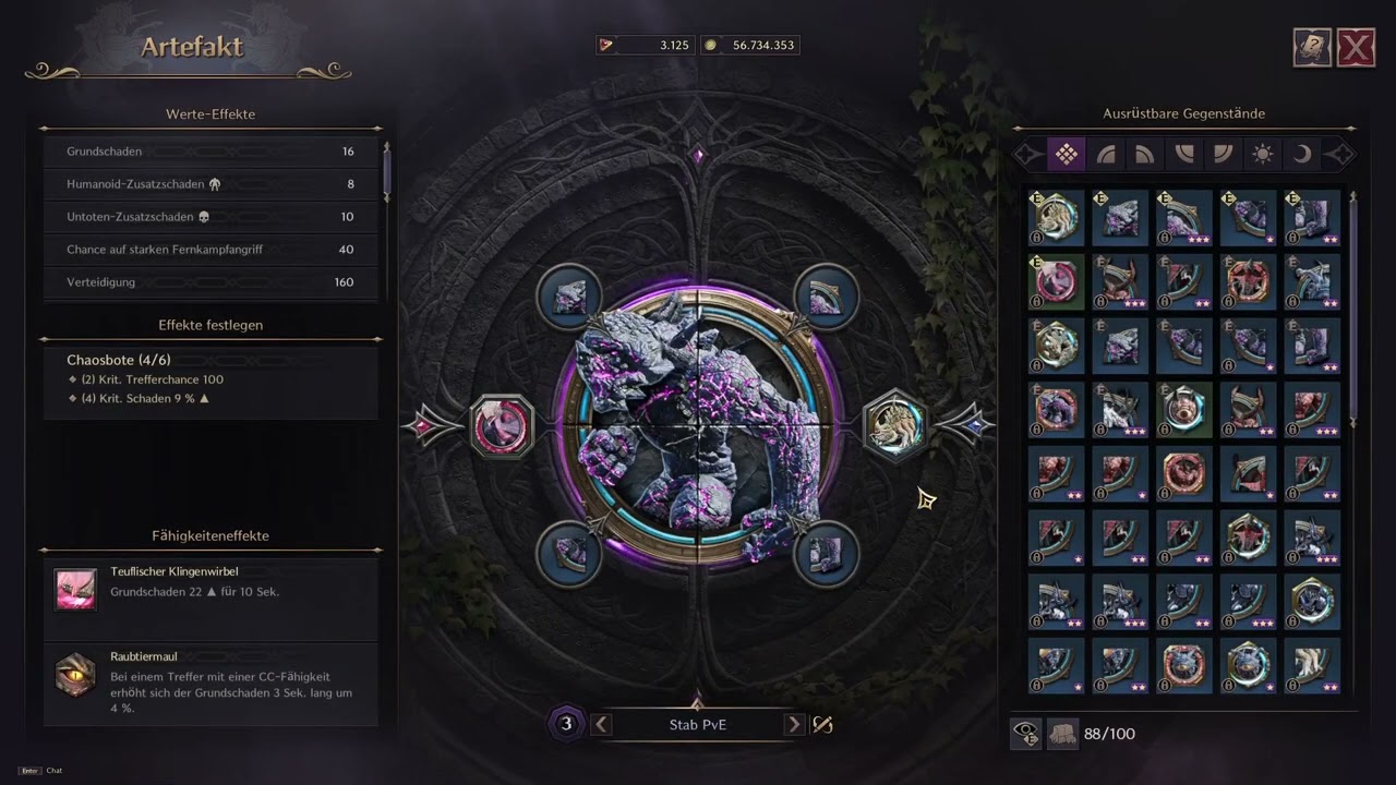 T n L - Bogen Stab | Eq, Mastery, Skills, Rotation, Bench - Deutsch