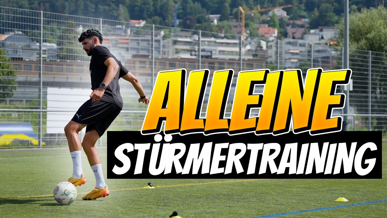 STÜRMER TRAINING Fussball ALLEINE - Meistere Deine Skills!