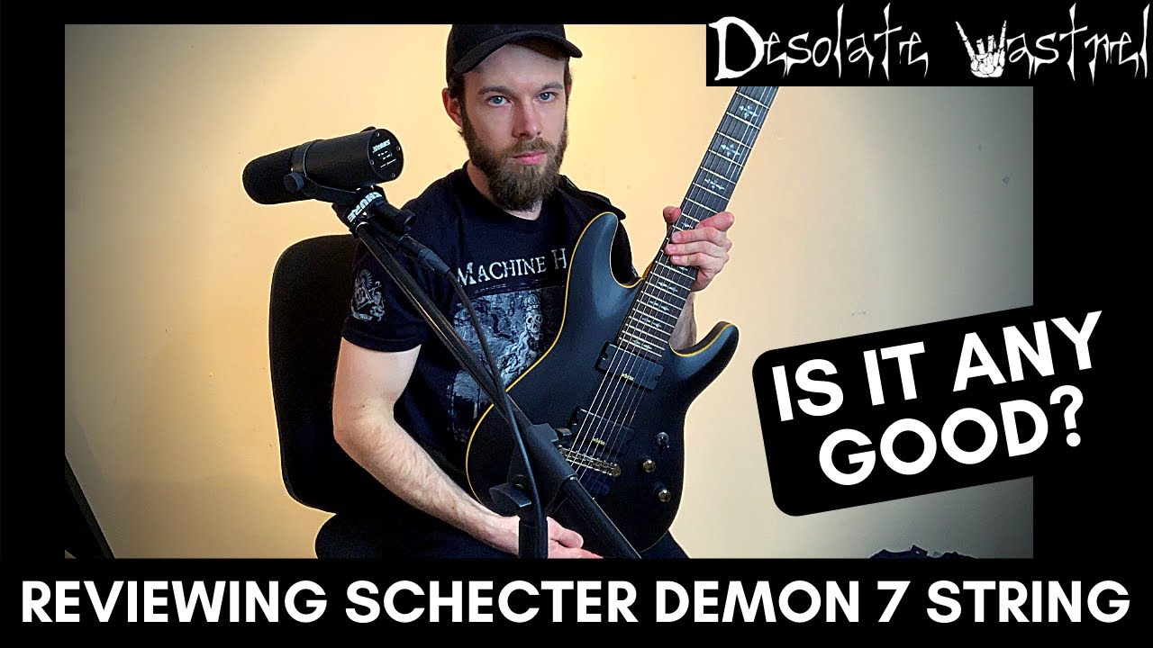 My New Schecter Demon 7 String