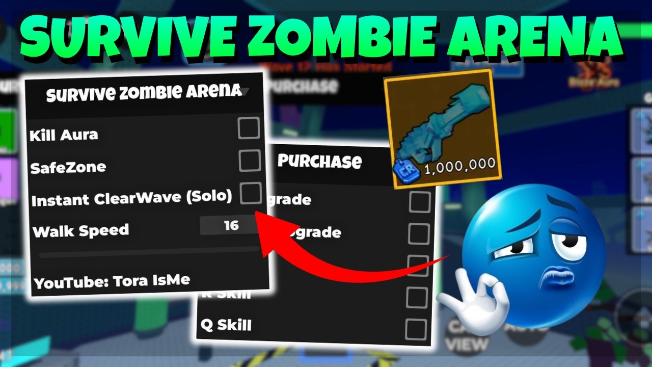 [NEW] Survive Zombie Arena Script | Auto Kill, Auto Rewards, Auto Farm | Keyless