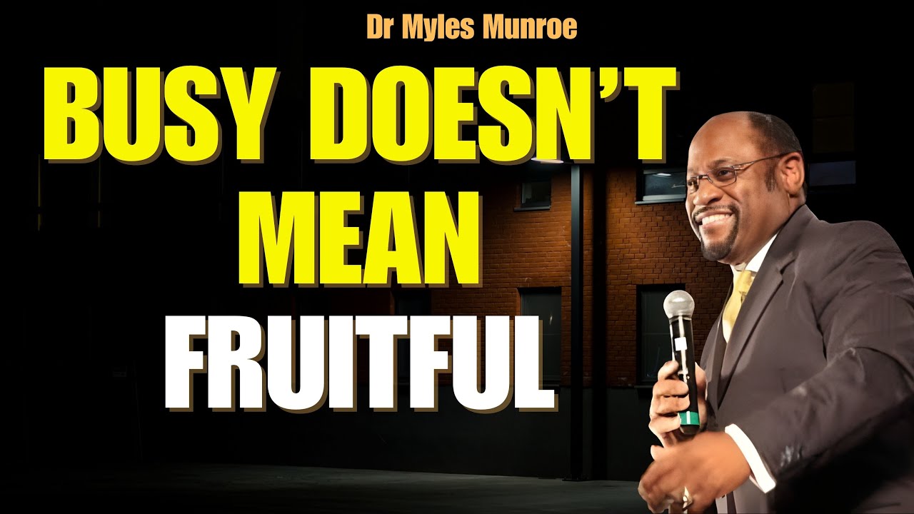 STOP SELLING TIME—START BUILDING VALUE | Myles Munroe on GIFT, EXCELLENCE & FAVOR