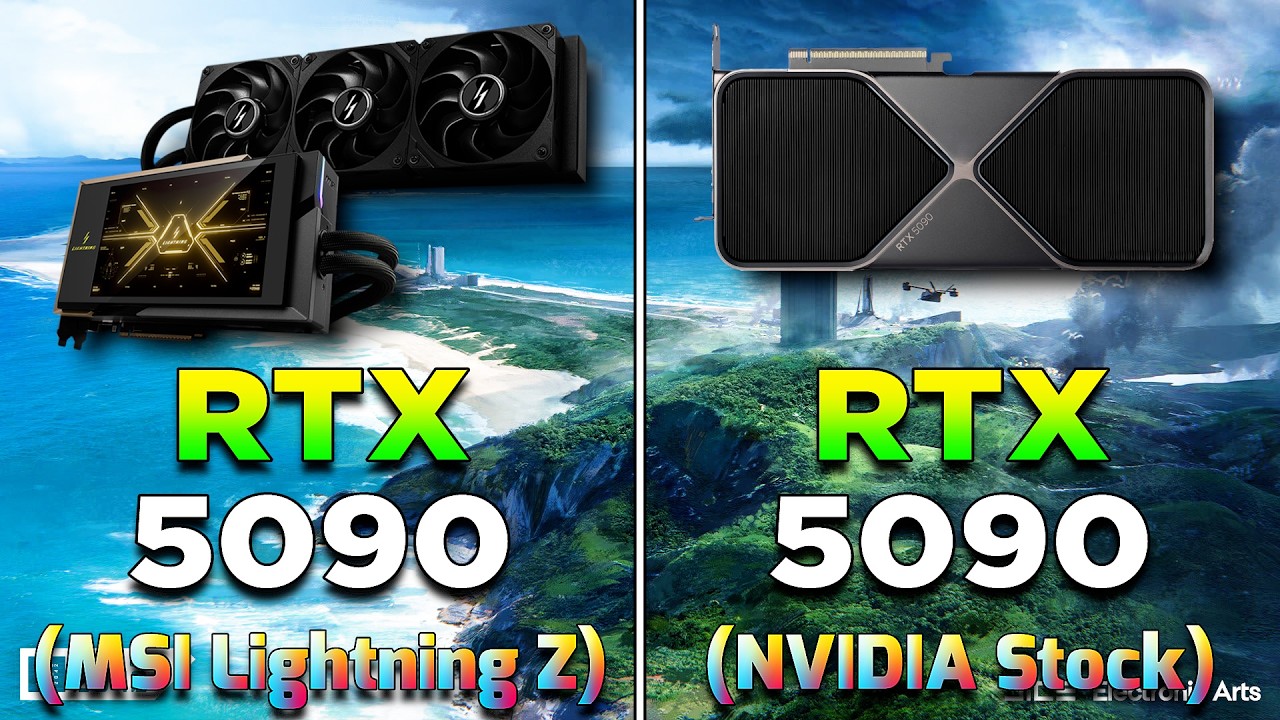 MSI Lightning Z RTX 5090 (почти 5090 Ti) против стандартной NVIDIA RTX 5090 | Насколько велика ра...
