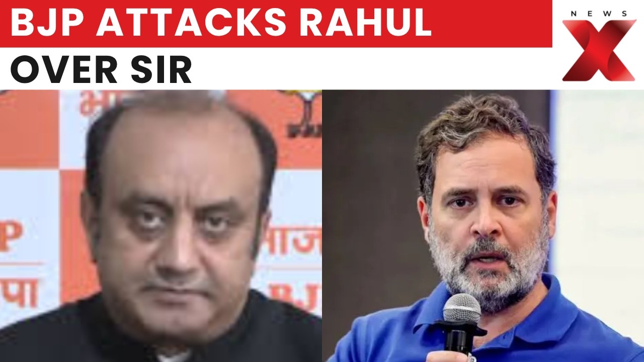 BJP Slams Rahul Gandhi Over SIR Statement On Voter Roll Revision | Latest News | NewsX