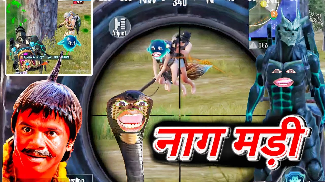 Kaiju और नाग मड़ी | लालच बुरी बला | Funny Bgmi Voiceover Video 