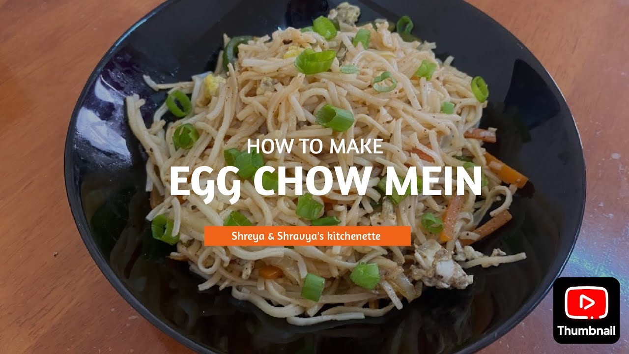 EGG CHOW MEIN | VIRAL CHINESE STYLE | STREET FOOD 