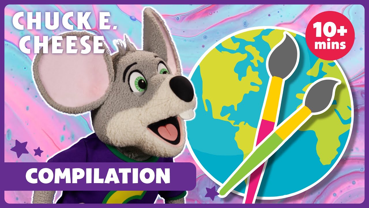Get Creative with Chuck E. Cheese | World Art Day Compilation