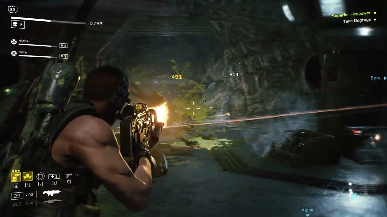 Aliens  Fireteam Elite  Demolisher Breach Intense Solo