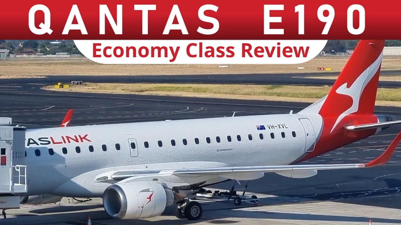QANTAS E190 ECONOMY: Flying The Other Qantaslink Jet [Brisbane to Adelaide]