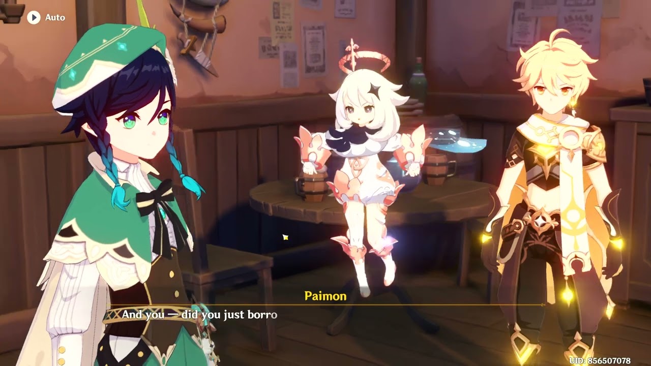 Paimon saying ehe te nandayo in english...