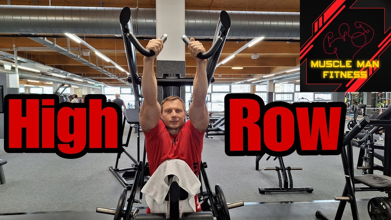 HIGH ROW Maschine Tutorial, Gymgeräte einfach erklärt💪🏼