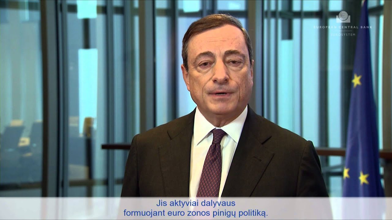 Welcome Lithuania - video message by Mario Draghi, President of the European Central Bank