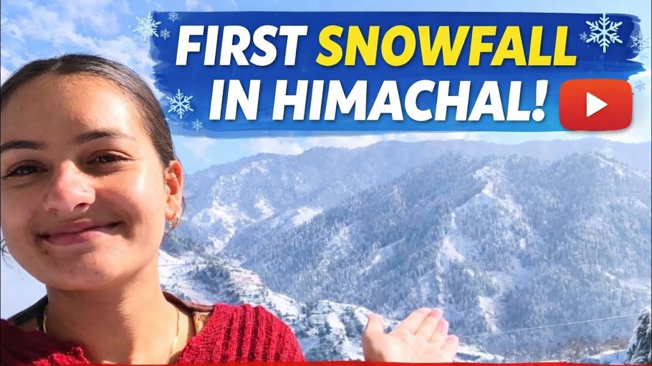 First Snowfall in Himachal ❄️ |