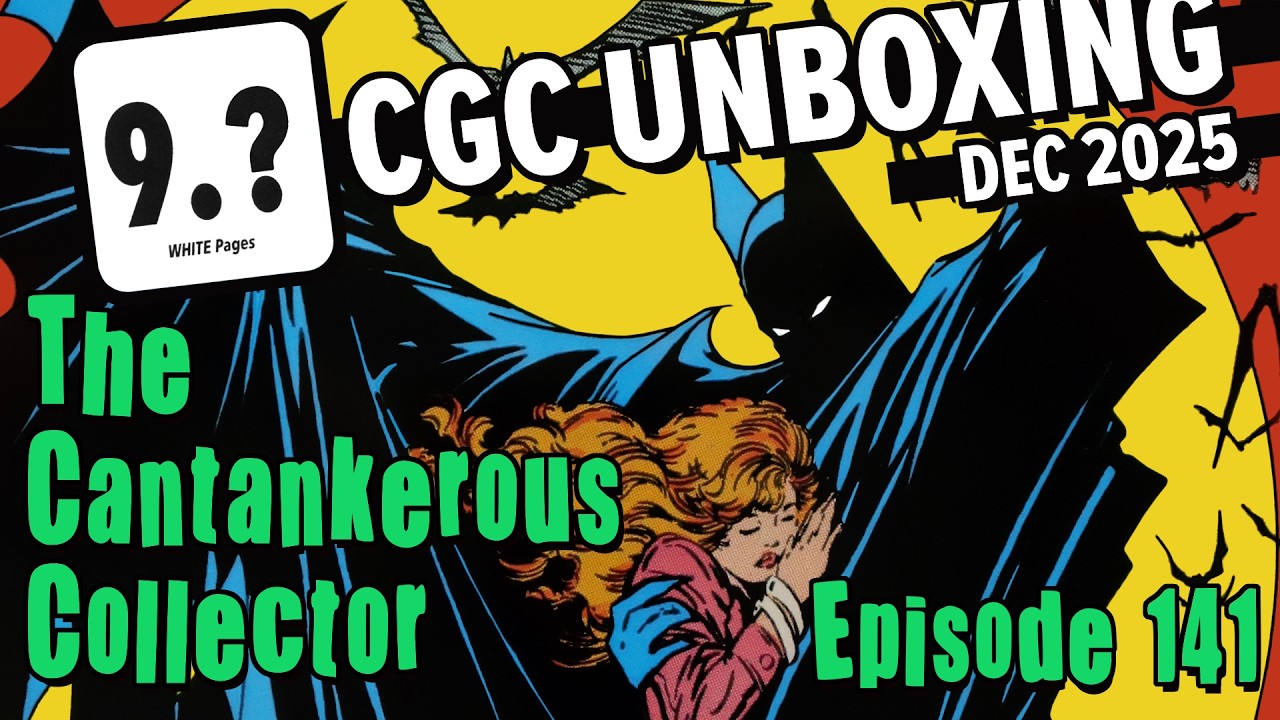 Эпизод 141: CGC Graded Pressed COMIC BOOK SLABS Видео распаковки комиксов Бэтмен Супермен Человек...
