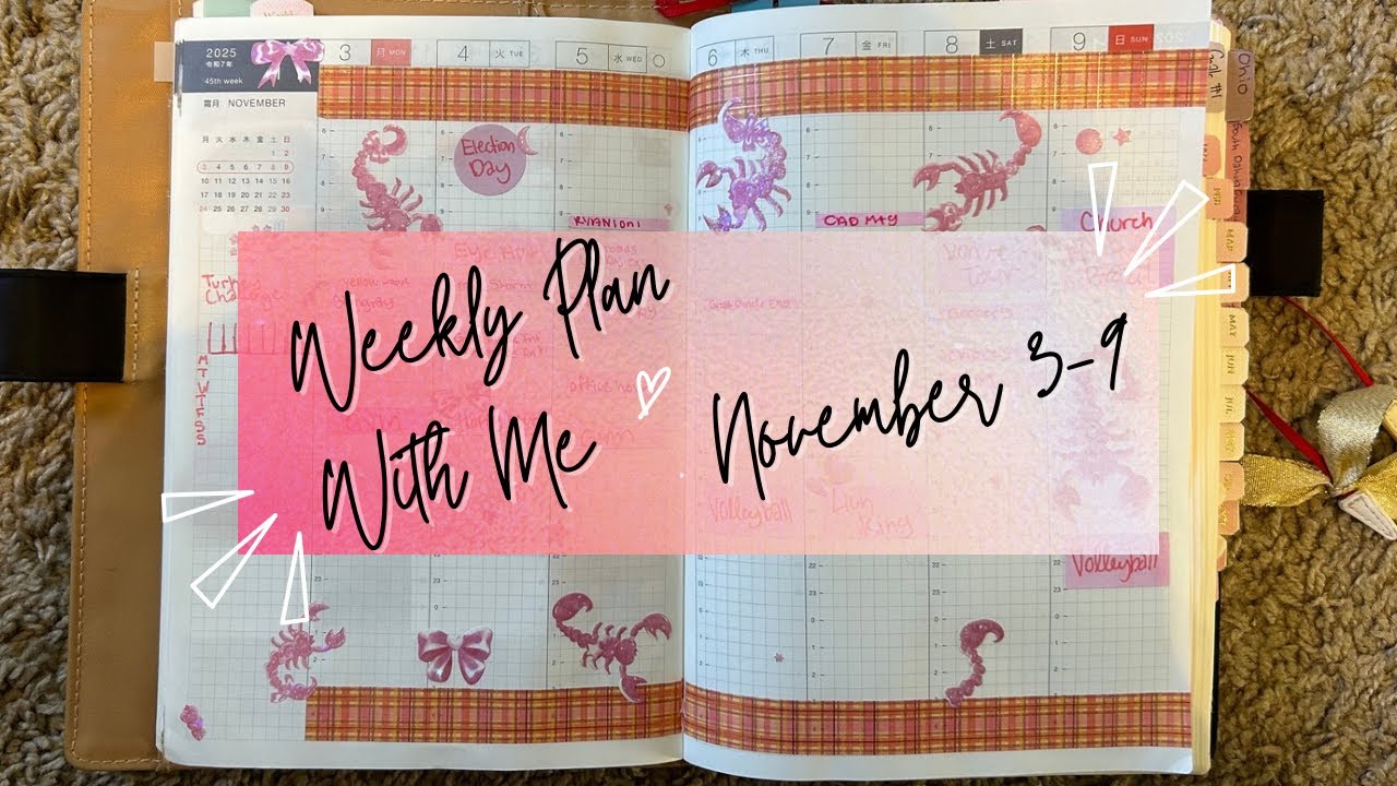 Weekly Plan with Me | Hobonichi Cousin 