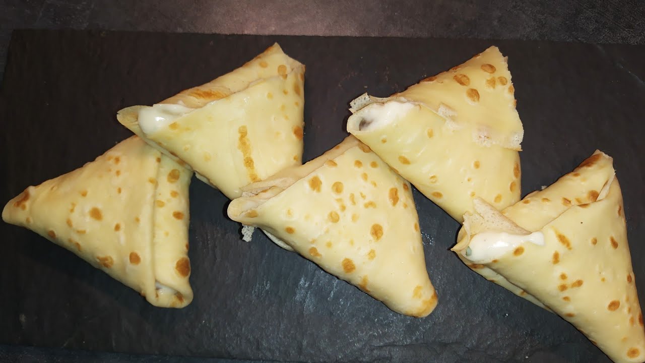 Recette des crêpes à la béchamel façon briouate #ramadan