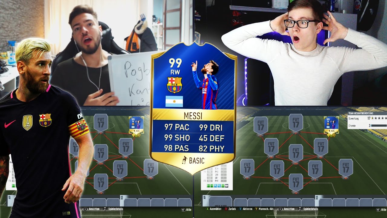 FIFA 17: TOTS MESSI 99 SQUAD BUILDER SHOWDOWN vs WAKEZ 😱🔥😈