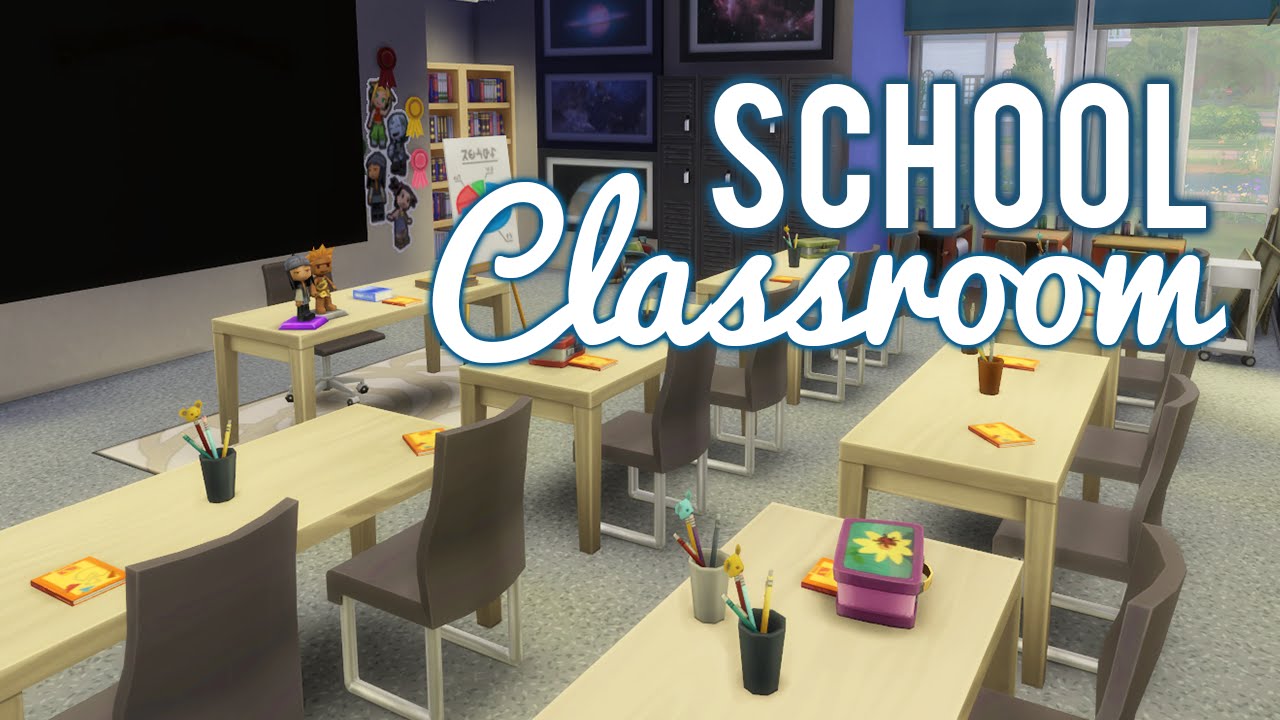 The Sims 4 Room Build — School Classroom