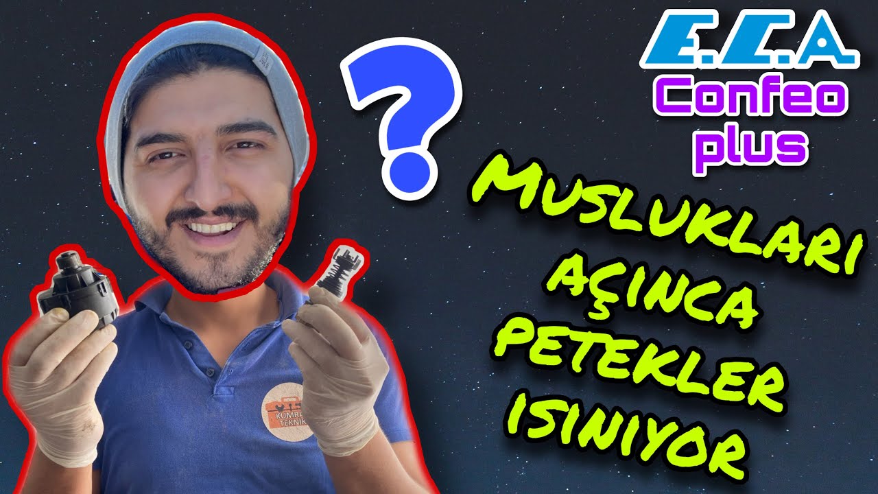 ECA CONFEO PLUS SICAK SU AÇINCA PETEKLER ISINIYOR !