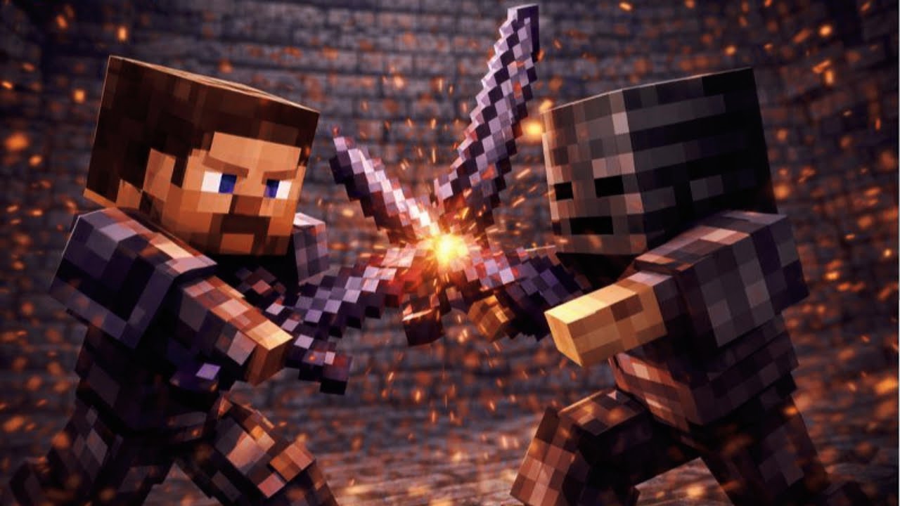 Ich kämpfe gegen die besten Minecraft Spielern