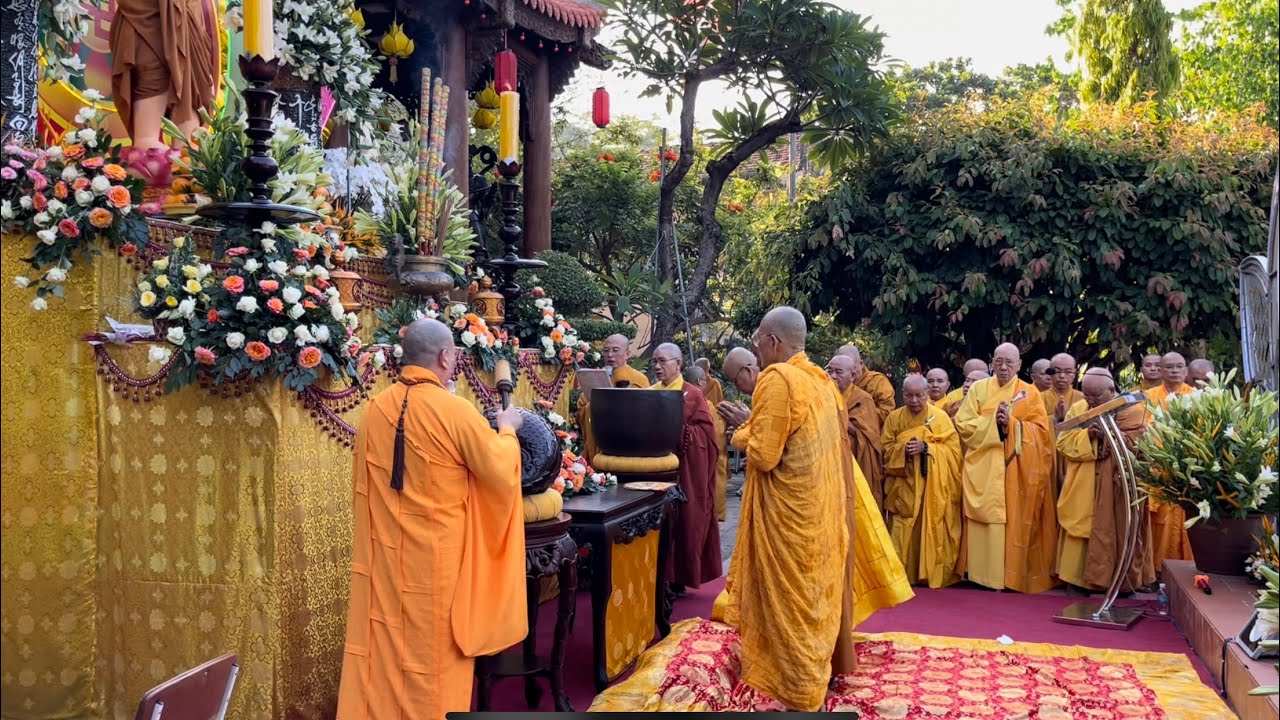 Đại Lễ Phật Đản 2023 Chùa Long Sơn | Cô Phật Tử Vui Mừng Nhìn Lại Tấm Hình Lịch Sử Năm Xưa