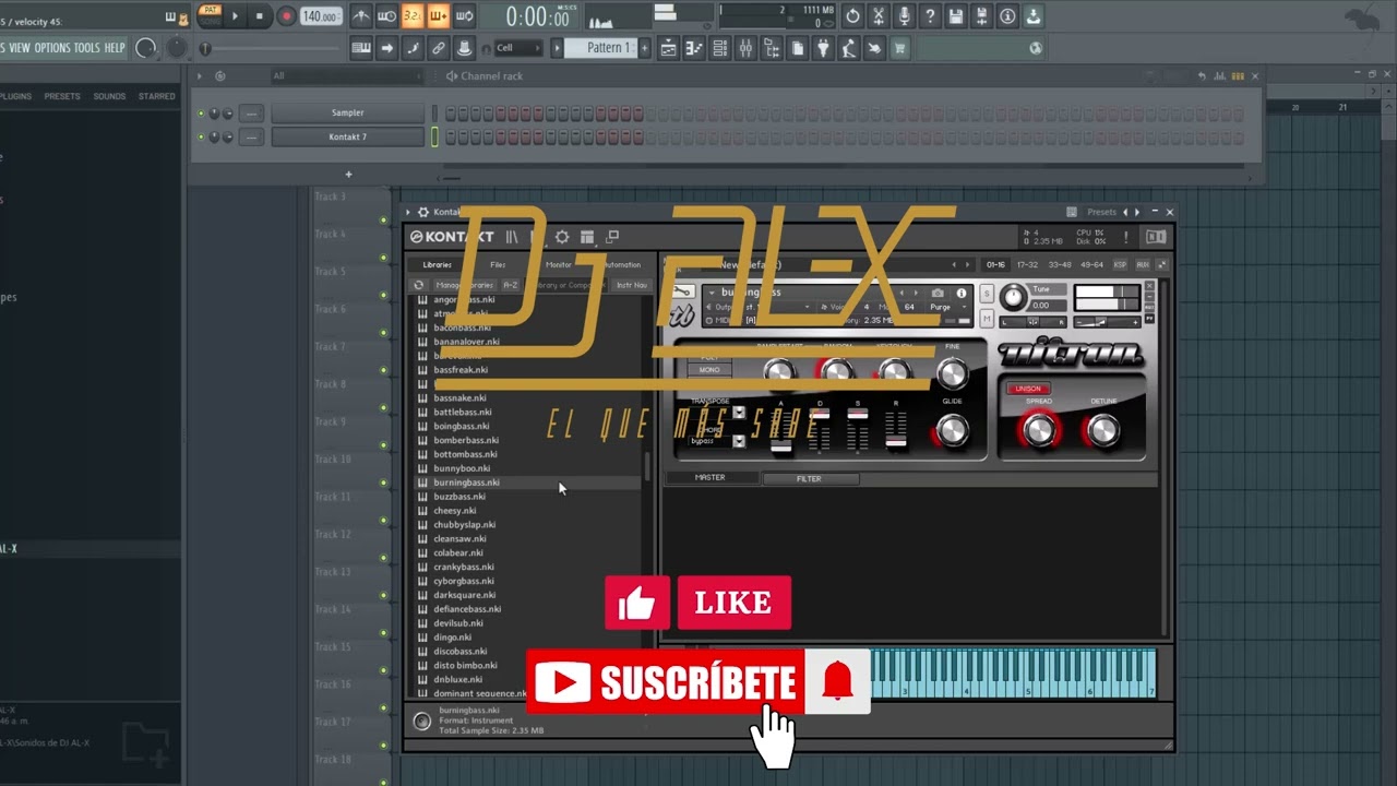 Libreria Kontakt Nitron ( Bass )
