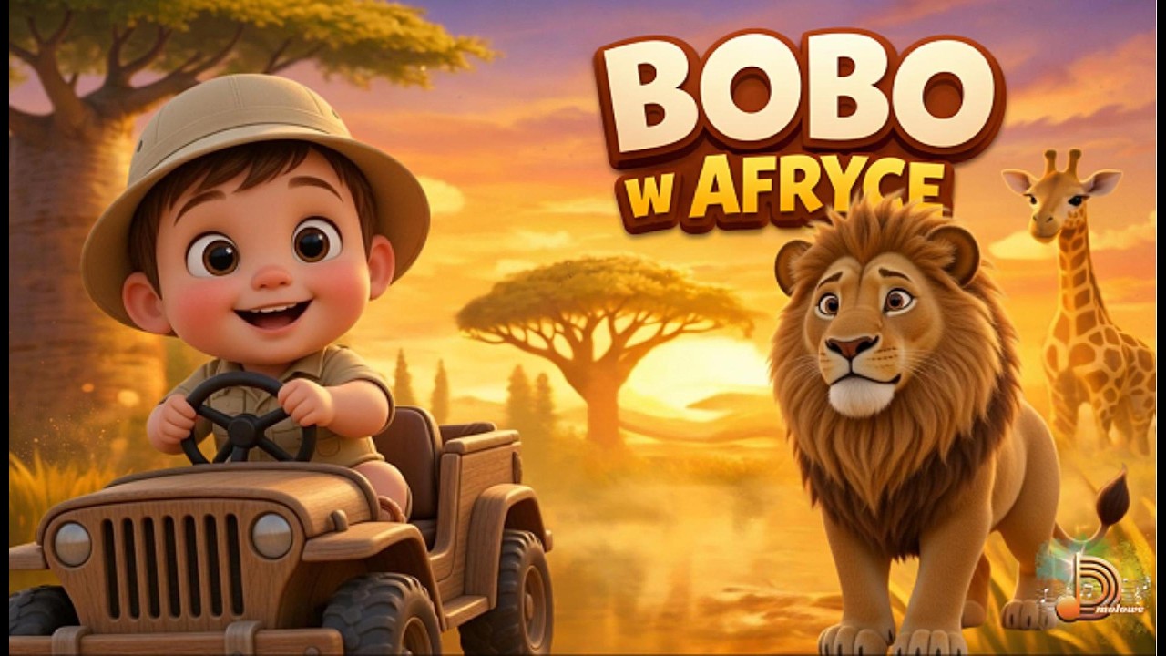 Bobo w podróży – Afryka 🌍 | Piosenka dla dzieci o Afryce i zwierzętach 🦁🦒