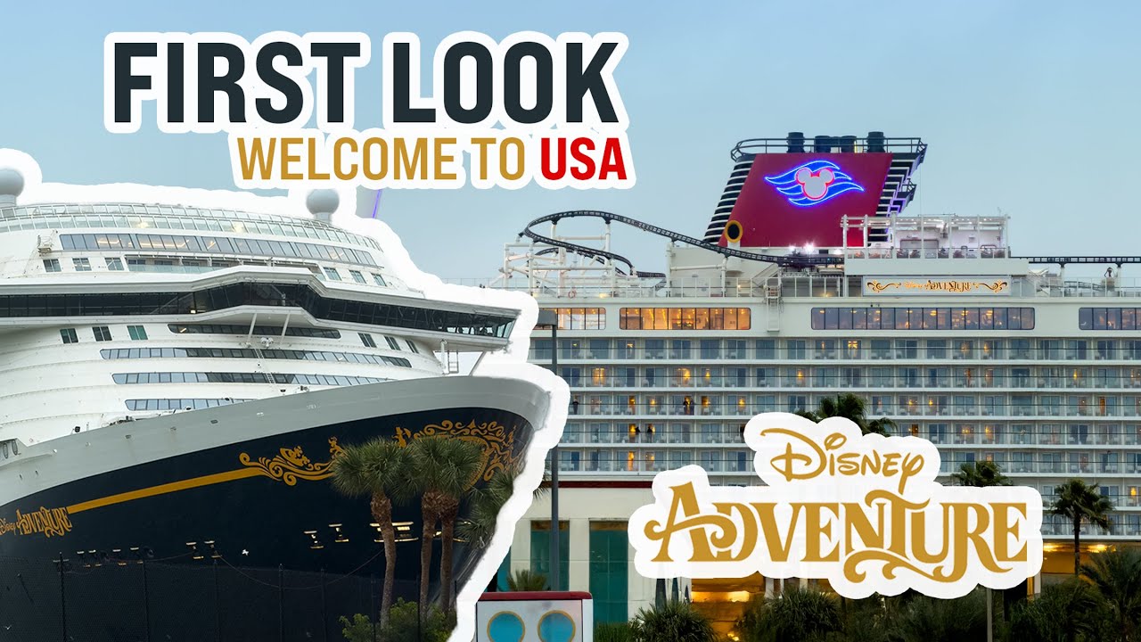 You Won’t Believe This! ✨ DISNEY ADVENTURE Arrives for the First Time in the USA 🚢
