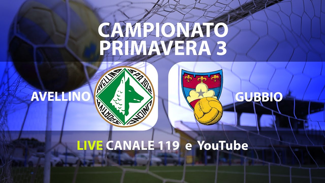 Avellino - Gubbio - Campionato Primavera 3 - In tv seguici su Telenostra canale 119