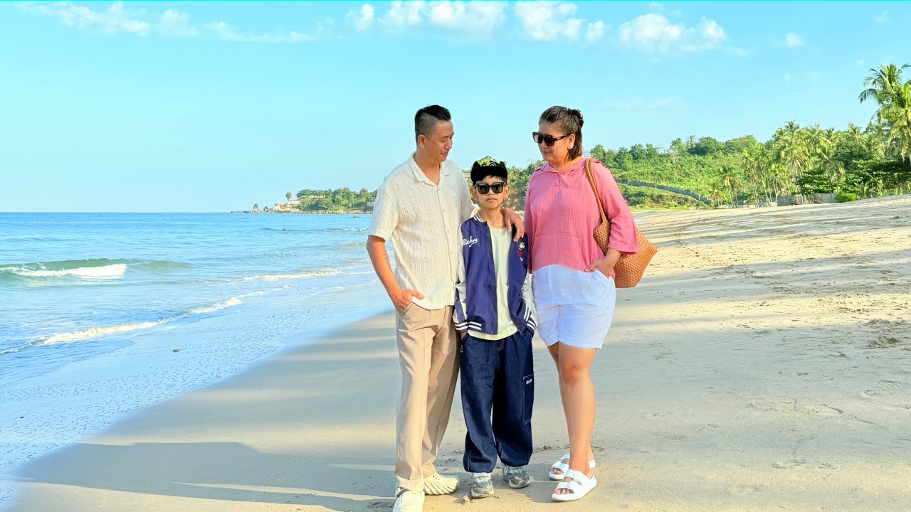 “Family Beach Trip Vlog | Chaung Tha Beach Memories 🌊 | Gerizim Hotel 🌴” 