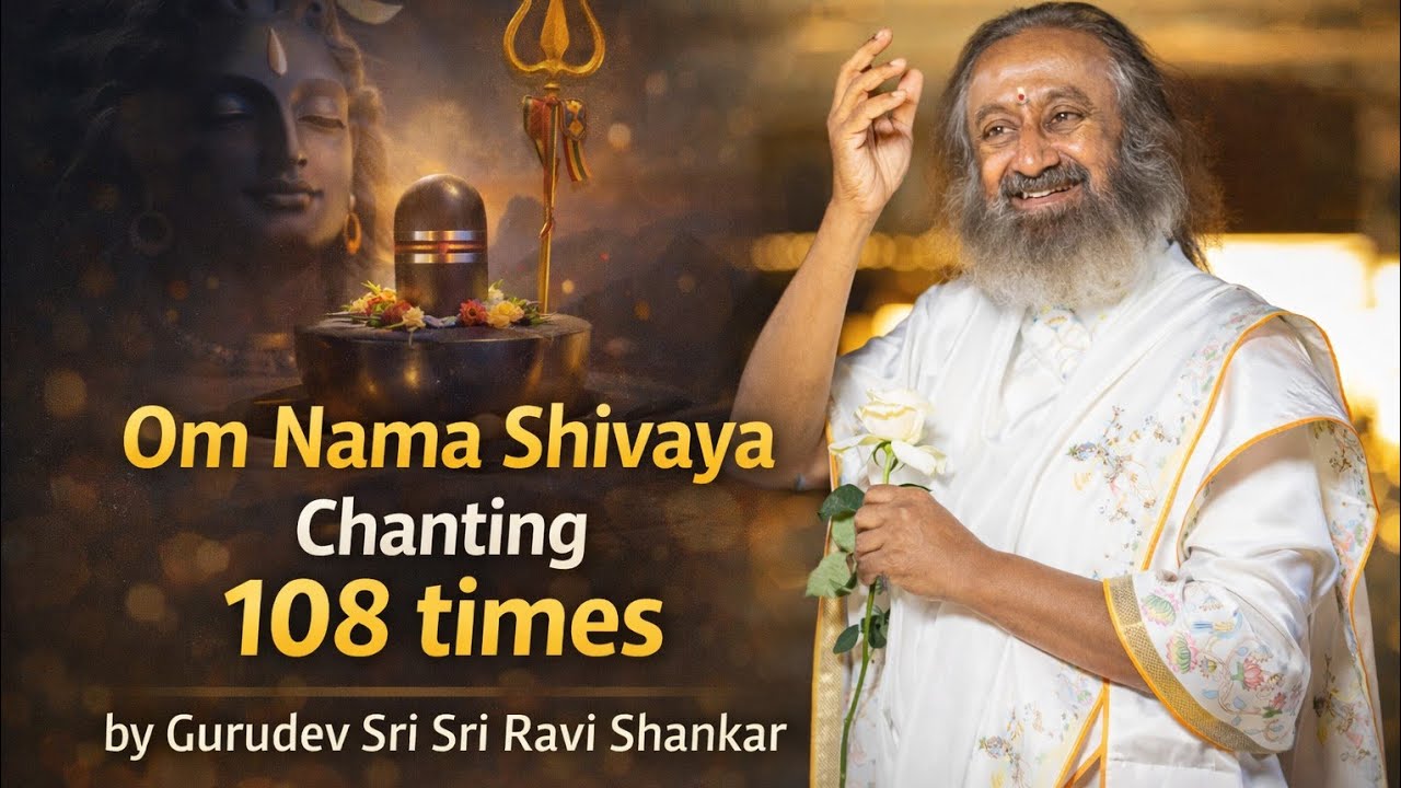 Powerful Om Namah Shivaya Chanting (108 Times) | Gurudev Sri Sri Ravi Shankar