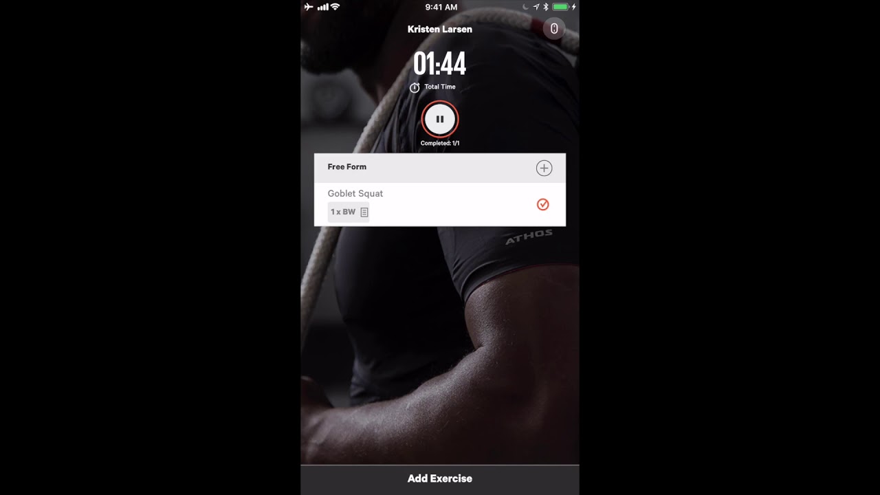 How to Create a New Workout with Athos