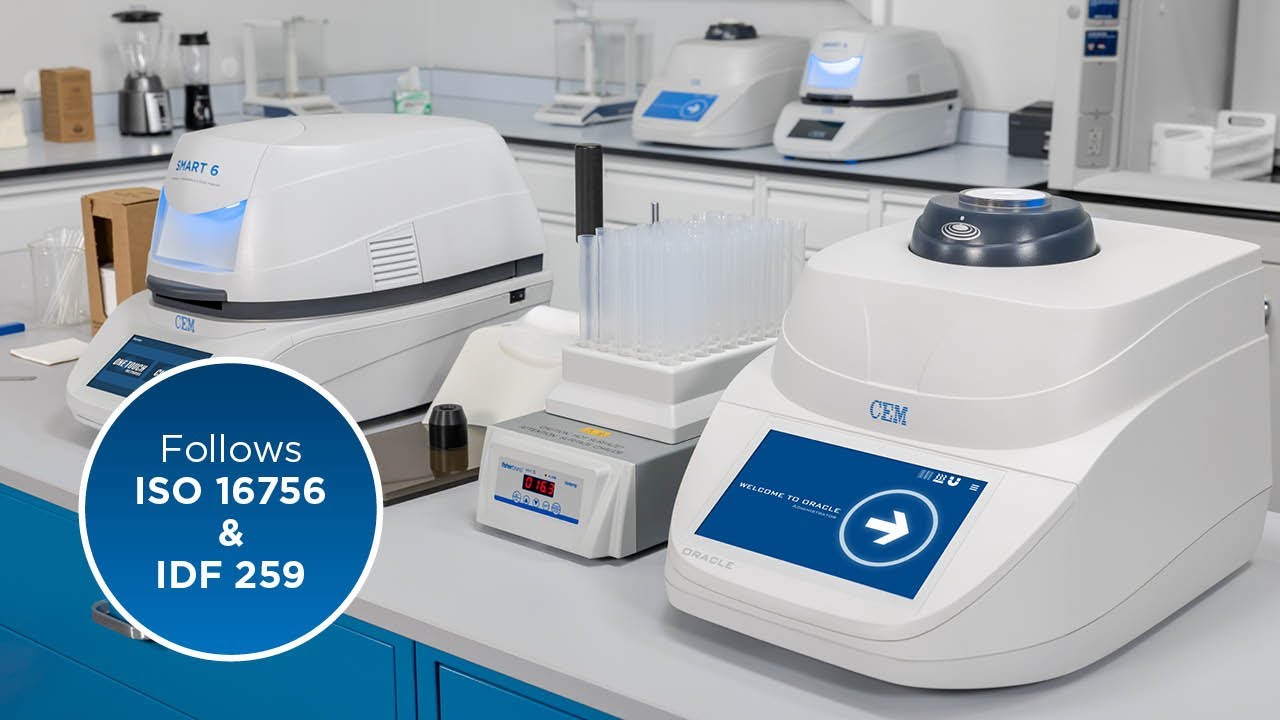 Rapid Fat Analysis in Milk & Dairy Using ORACLE & SMART 6 | ISO IDF Methods by CEM Corporation