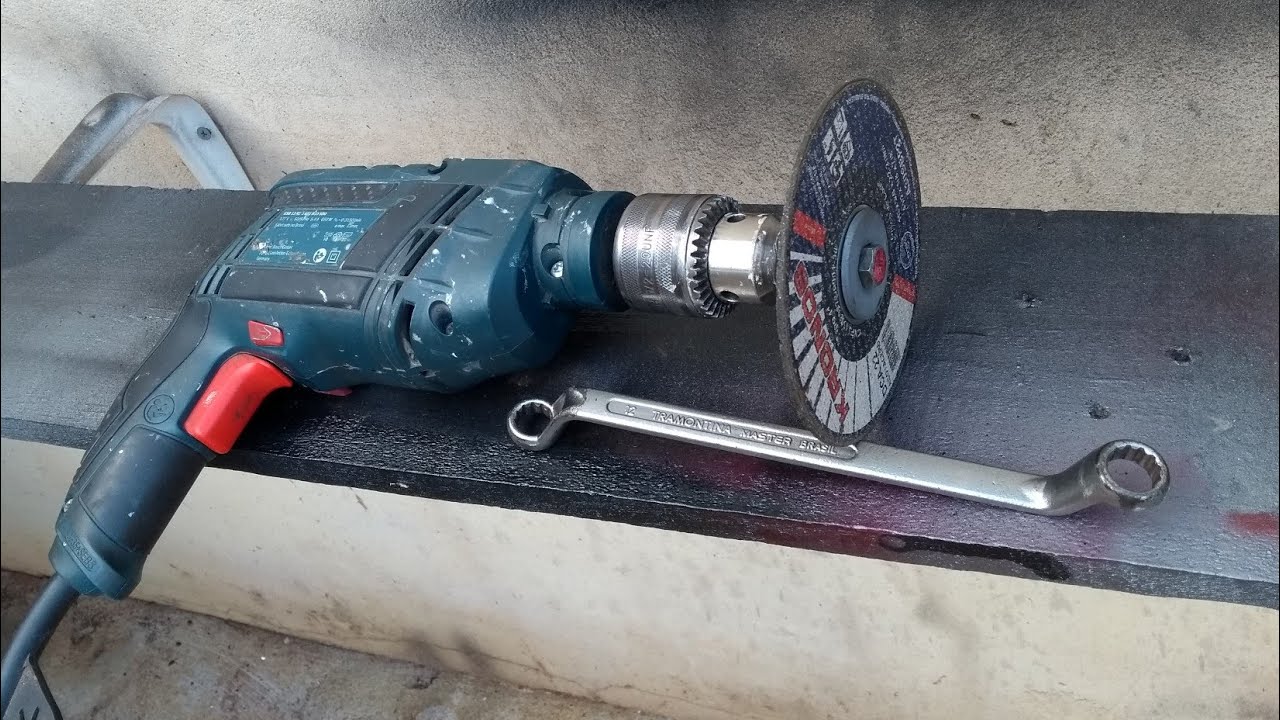 Disco para usar na furadeira adaptação.