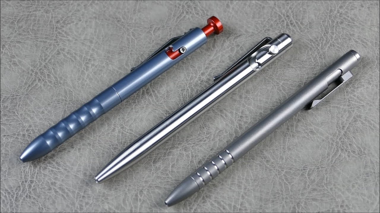 On Point EDC: 3 Best Bolt-Action Pens – Karas Kustoms, Tactile Turn, Urban Survival Gear