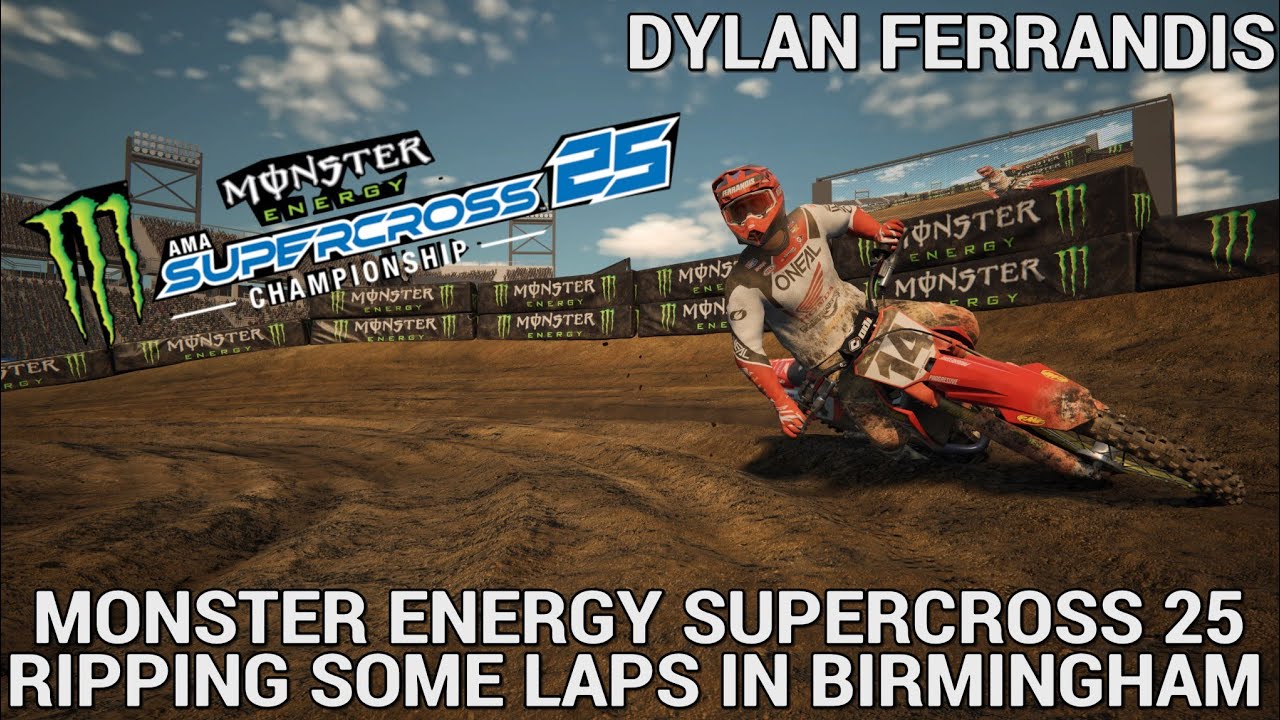 Monster Energy Supercross 25 - Birmingham - Dylan Ferrandis (PS5 Gameplay)