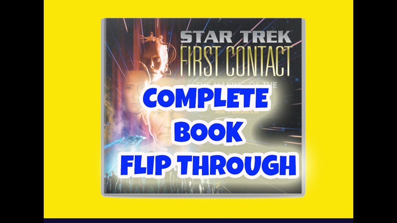 Making of Star Trek First Contact Book - Complete Flip Through