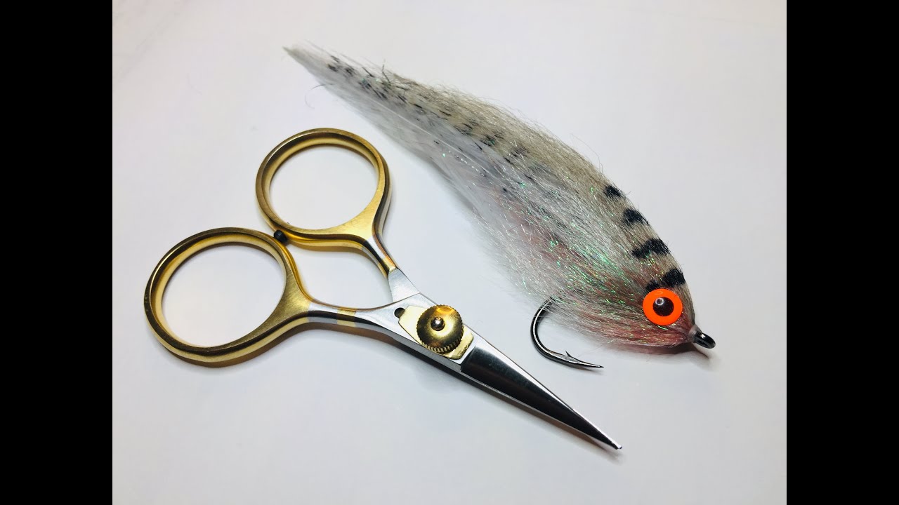 Atado de mosca, fly tying, mosca para dorados #61 (mojarra traslucida) El club del atado.