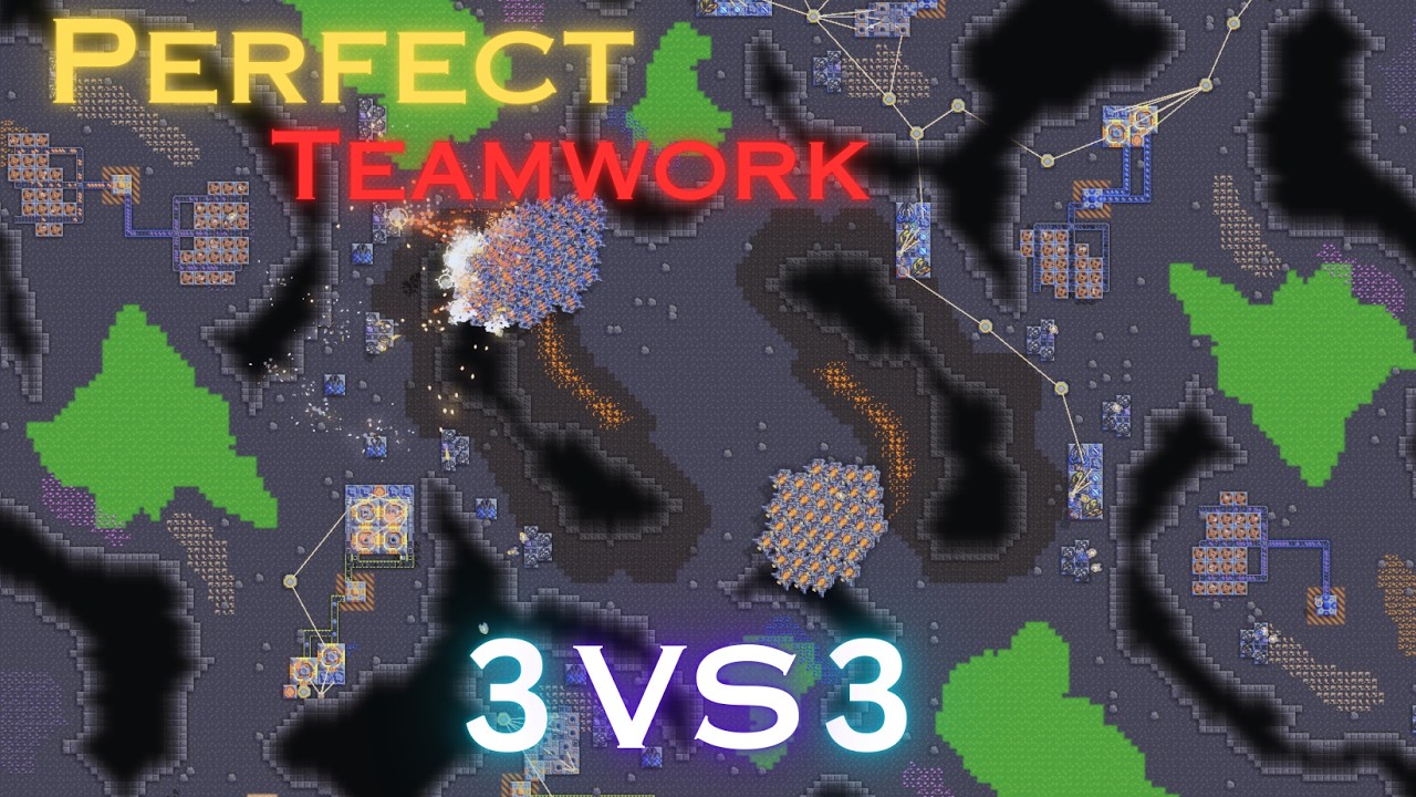Teamwork For The Win | Mindustry 3vs3
