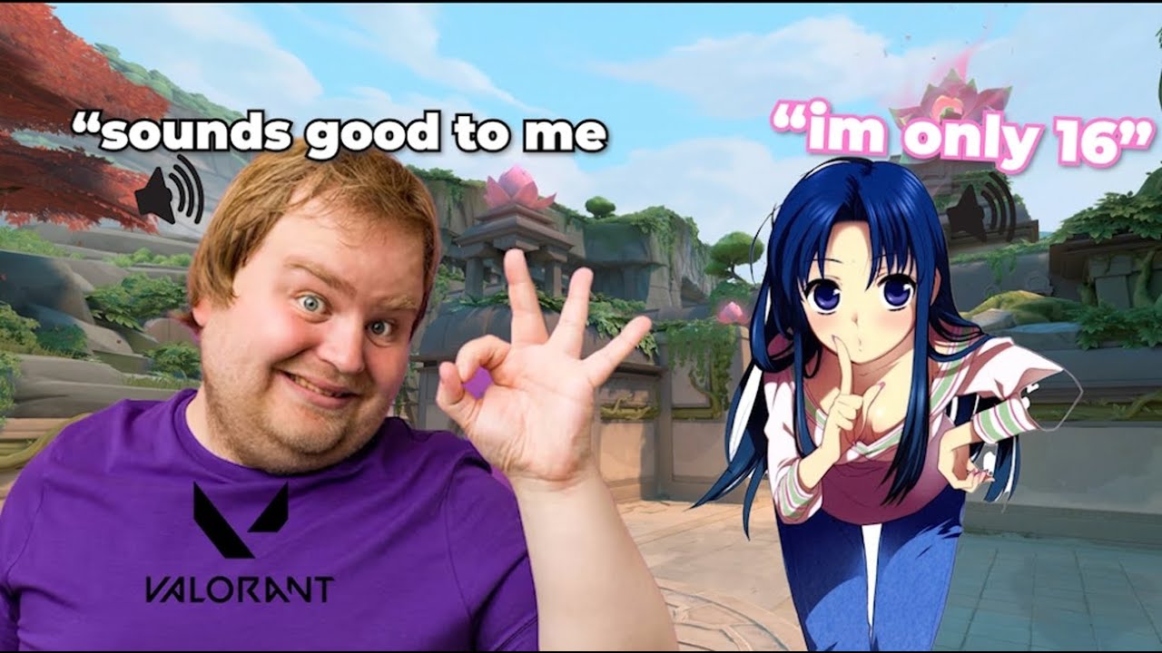 Ловля хищников в Valorant моим ФАЛЬШИВЫМ женским голосом