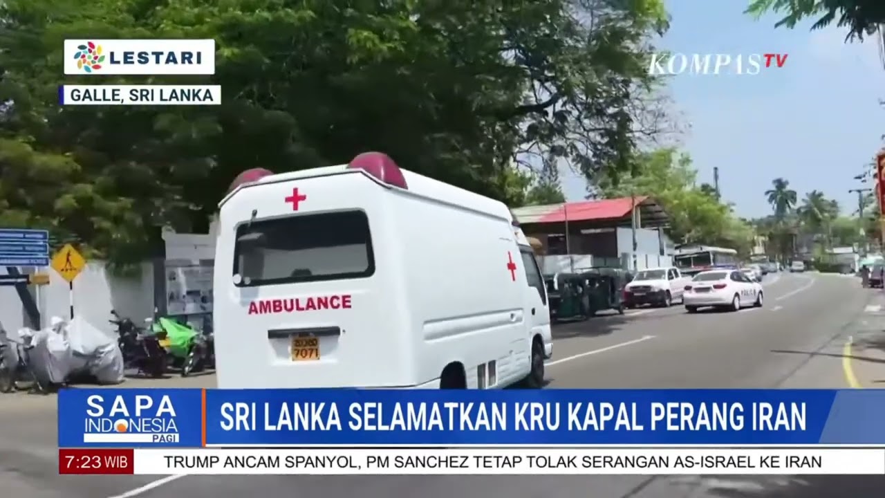 Angkatan laut  Sri lanka Selamatkan 32 Awak Kapal Iran Di Perairan Internasional